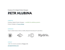 Tablet Screenshot of petrhlubina.com